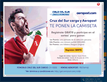 Tablet Screenshot of cruzdelsurcargo.com.pe
